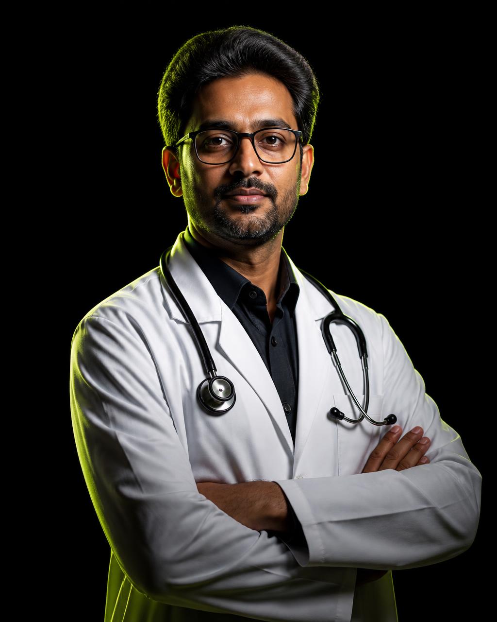 Professional doctor filmed by GrowProMedia
