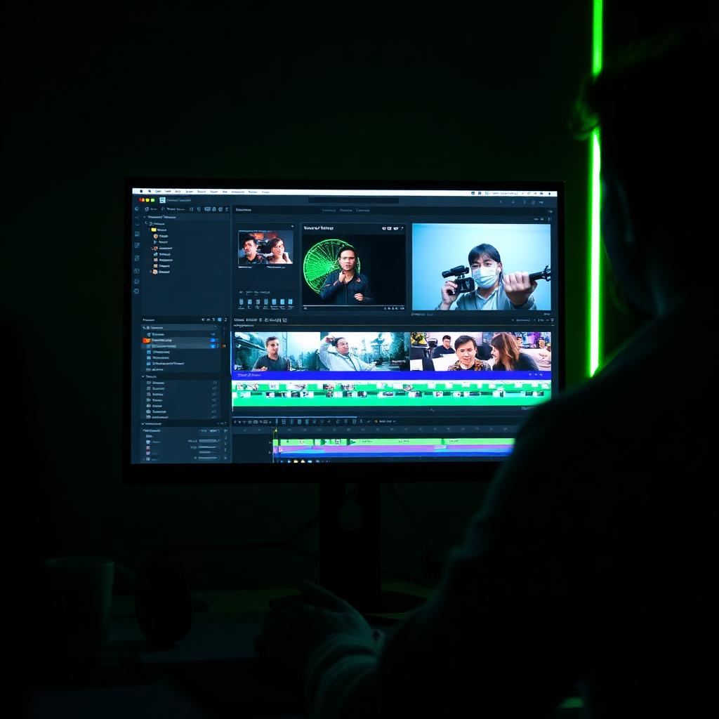 Video editor producing short-form content for a GrowPro Media client